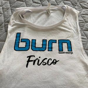 Burn Bootcamp Tank - White FRISCO LOCATION - SIze M